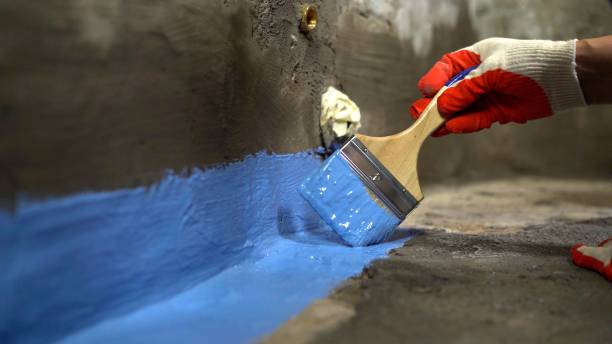 Commercial Vapor Barrier Installation project at a Osgood, IN business property by SJ Waterproofing Pros